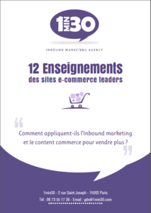 1min30 lance un nouveau livre blanc sur les sites e-commerce