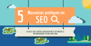 [Infographie] 5 mauvaises pratiques en SEO